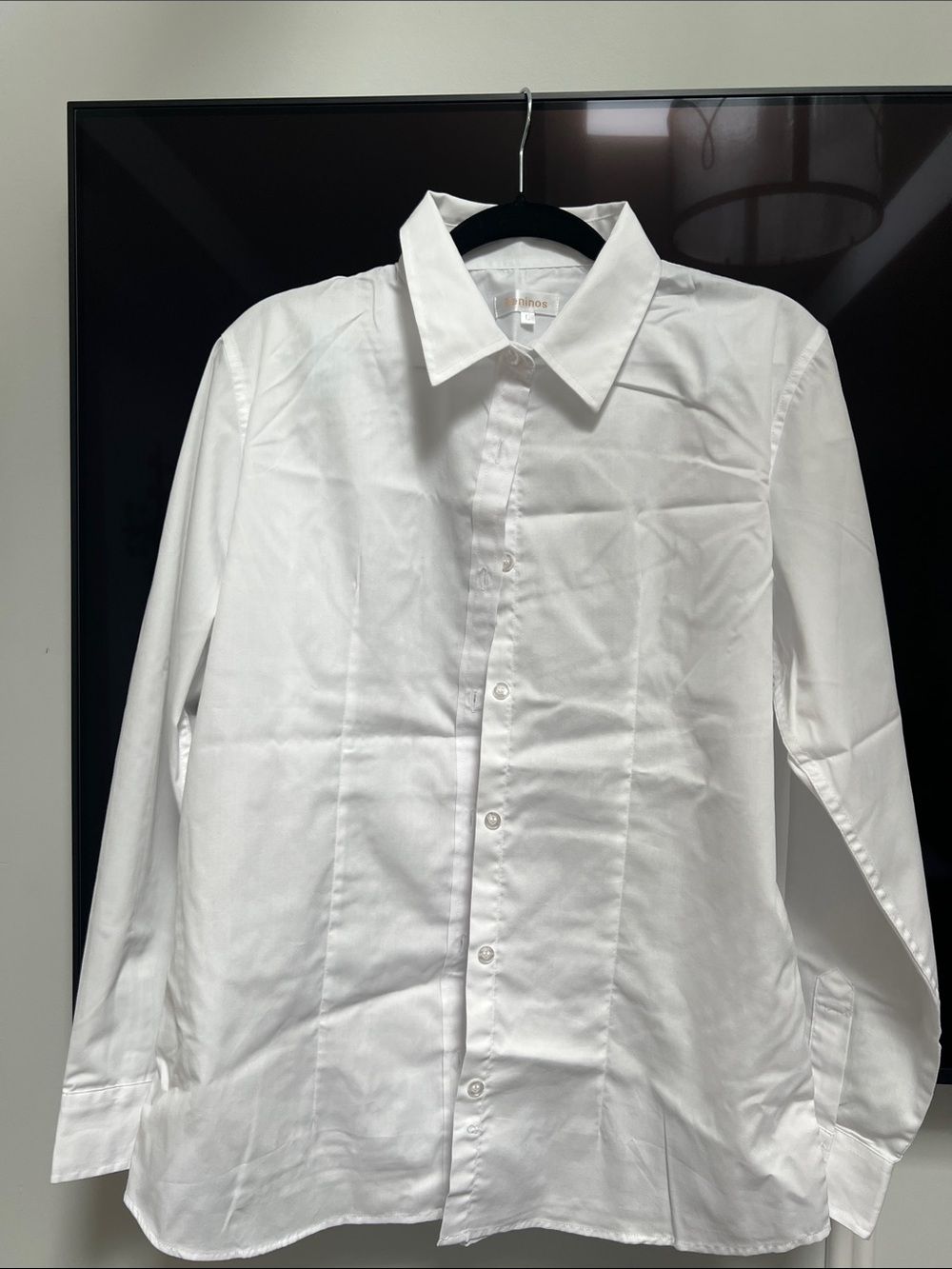 Classic White Button-Up Women’s Shirt